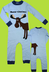 Lazy One Blue Moose-chevious Unionsuit 