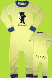 Lazy One Celery Bearly Awake Union Suit
