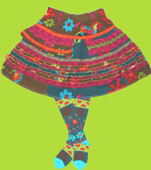 Me Too Chocolate Maja Bam Skirt