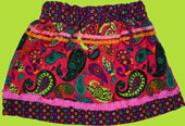 Me Too Multi Colored Top, Belle Paisley Skirt, and Magic Pantyhose