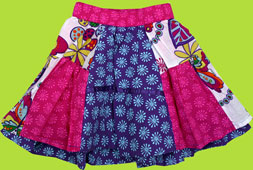 Me Too Davia Bam Blue Violet Skirt 