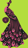 Jewelled Peacock