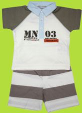 Miniman "Globe Trotter " Shirt and Short Set