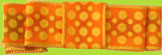 Childrens Yellow Polka Dot Alligator Clip 