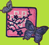 Mulberribush Butterfly Embroidery