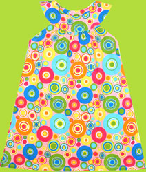 Mulberribush Multi Colour Circle Print Dress 