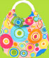 Mulberribush Circle Print Purse