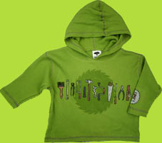 Mulberribush Green Cotton Thermal Tools Hoodie and Black Sakter Pants