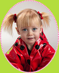 No Slippy Hair Clippy Red Ladybug With Antenna Hair Clip