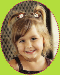 No Slippy Hair Clippy Monkey Zahara Hair Clip 
