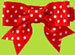 No Slippy Hair Clippy Red Dottie Mini Dot Baby Bow 
