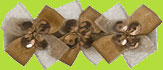 No Slippy Hair Clippy Brown Giselle Satin Organza Flowers Hair Clip 