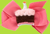 Birthday Cake on Princess Bow