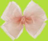 No Slippy Hair Clippy Zoey Light Pink Princess Bow 