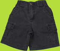 One Kid Navy Cargo Shorts