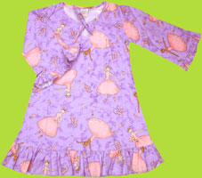 Papabear's Ballerinas Cotton Flannel Nightgown