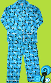 Papbear Kitty Cotton Flannel Loungeabout Set