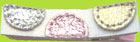 Giselle Silver Hair Clip with Polka Dots in Pink, Gold and Silver