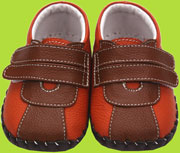 Pediped Liam Orange and Brown Loafer