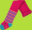 Petit Lem Sweet Candy Raspberry/Turquoise Tights