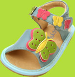 Pippytoes Light Blue Butterfly Sandal