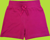 Organic Cotton Raspberry Shorts for Kids