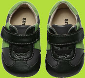 Keegan Black and Gray Boy Shoe