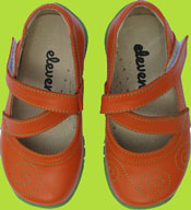 See Kai Run Pixie Orange Z-Strap Shoe