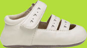 White infant sandal