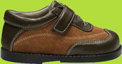 Carl Olive Leather and Caramel Suede Shoes