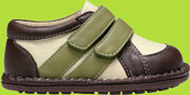 See Kai Run Forrest Brown, Cream and Green Shoes for Kids