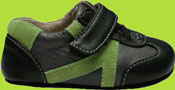 See Kai Run Smaller Keegan Black and Gray Trainer