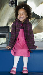 Belle Pink Leather Ruffle Mary Janes for Girls 