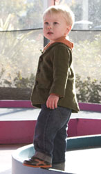 Eric Brown &ldquo;X&rdquo; Trainer with Copper Accents for Boys