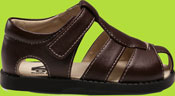 Evan Kids Brown Fishermans Sandal