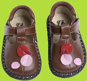 See Kai Run Gretchen Chocolate, Pink and Peppermint Shoe