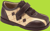 See Kai Run John Brown and Cream Argyle Loafer for Children