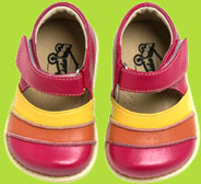 See Kai Run Fuchsia Multicolored Mary Janes