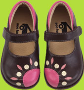 See Kai Run Taylor Brown Mary Jane With Sunburst Accents 