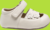 Michelle White Sandals with Flowers and Leaf Cut-outs