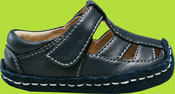 Tobias Navy Fisherman Sandals for Babies 