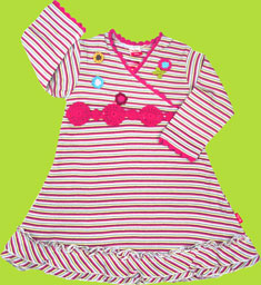 Shilav Pearl Princess Yarn Dyed Stripe Dress
