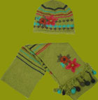 Catimini Spirit Ethnique Hat and Scarf Set