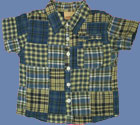 CR Sports Blue Patchwork Shirt