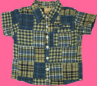 CR Sports Blue Patchwork Shirt