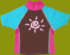 Flap Happy Pink Sun UPF 50+ Rash Guard