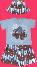 Flap Happy Tribal Boards Swim Trunks