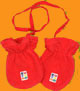 Zutano Red Mittens