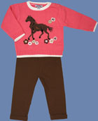 Hartstrings Horse Sweater and Riding Pants