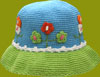 Hand and Heart Hand Crocheted Hat